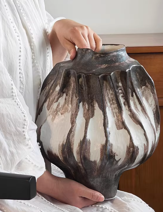 Earth Harmony Zen Ceramic Vase