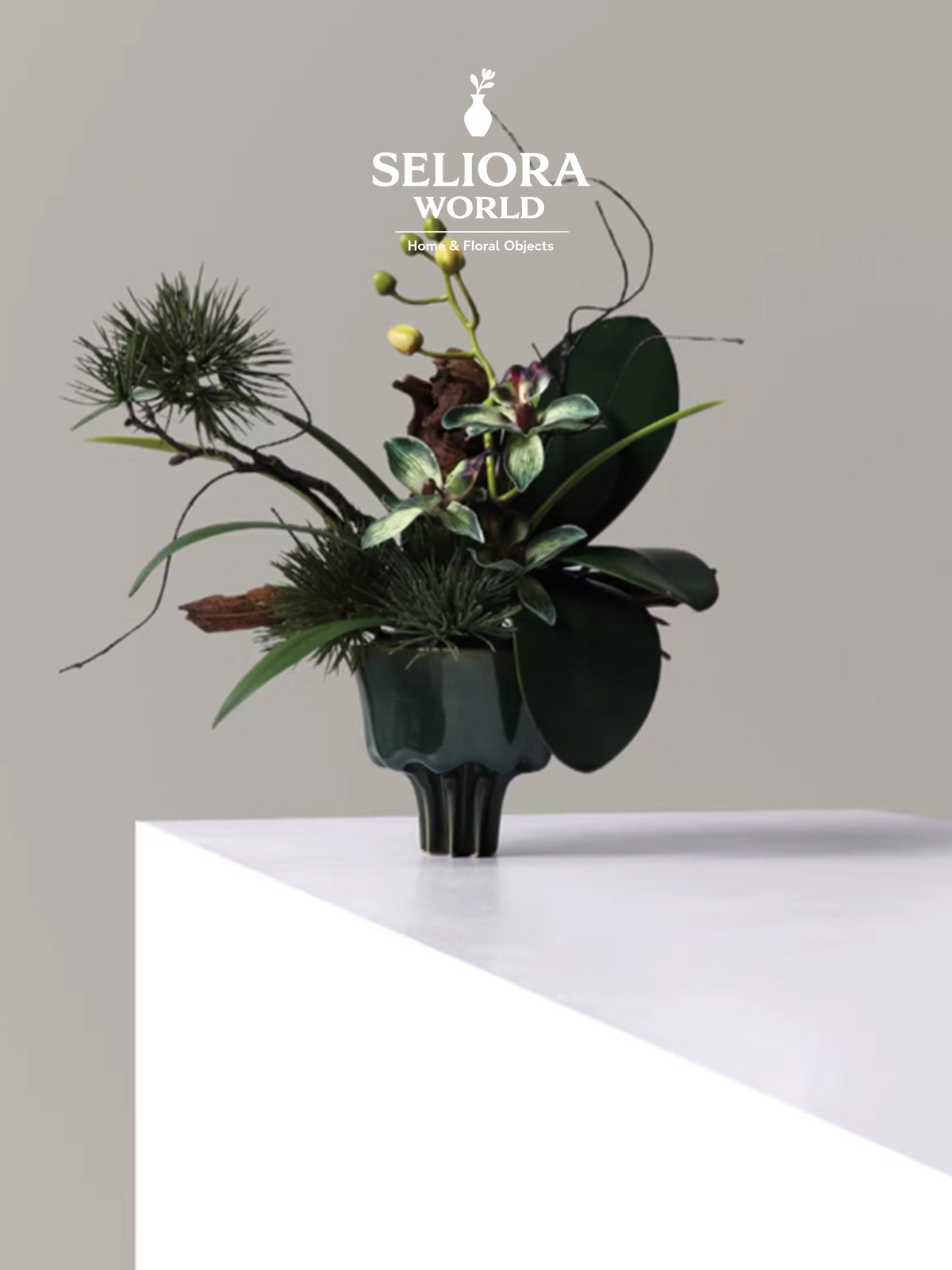 Spring Porcelain Bloom Arrangement