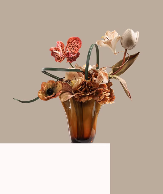 Scent Journey Glass Floral Sculpture