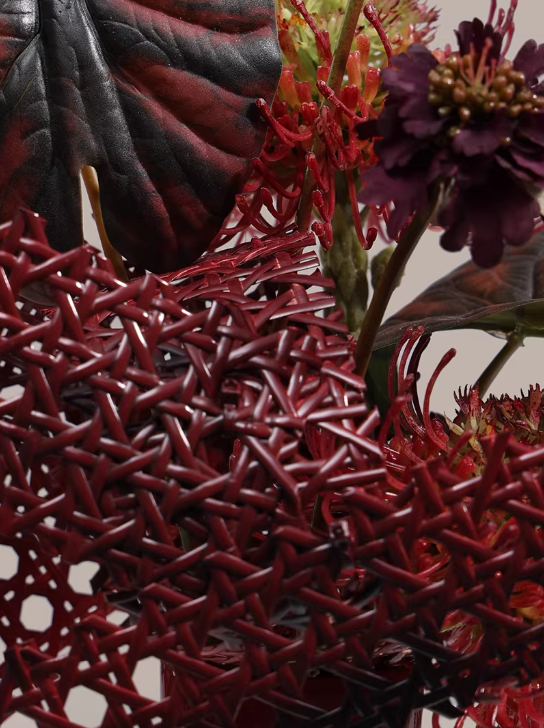 Crimson Muse Designer Faux Floral Centerpiece