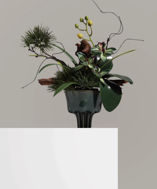 Spring Porcelain Bloom Arrangement